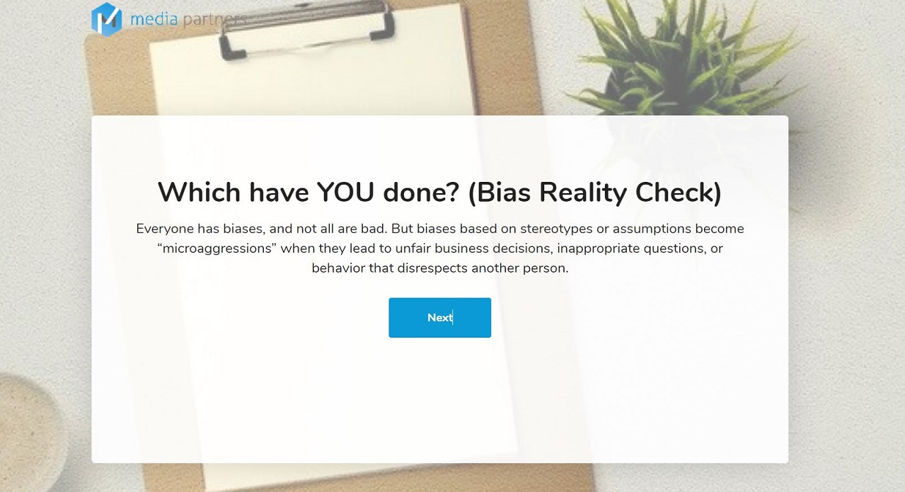 Which have YOU Done?  (Bias Reality Check)